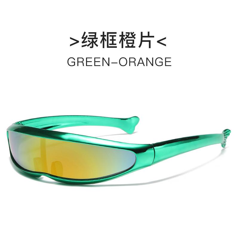 Futuristic Cool Personalized Electroplated Sunglasses Women Men   Steampunk Goggles Rave Party Glasses   Uv400