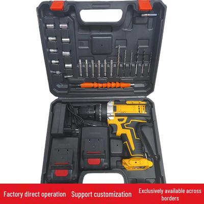 High-Power Multi-Functional Electric Drill Set with Lithium Battery Screwdriver