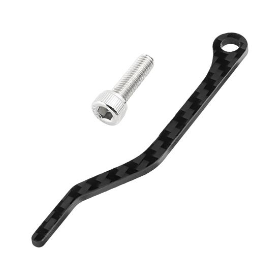 

1 комплект направляющей цепи велосипеда, антиокислительная, устойчивая к коррозии, защита от падения, карбоновое волокно, шоссейный велосипед, сверхлегкий стабилизатор цепи для велосипеда чёрный