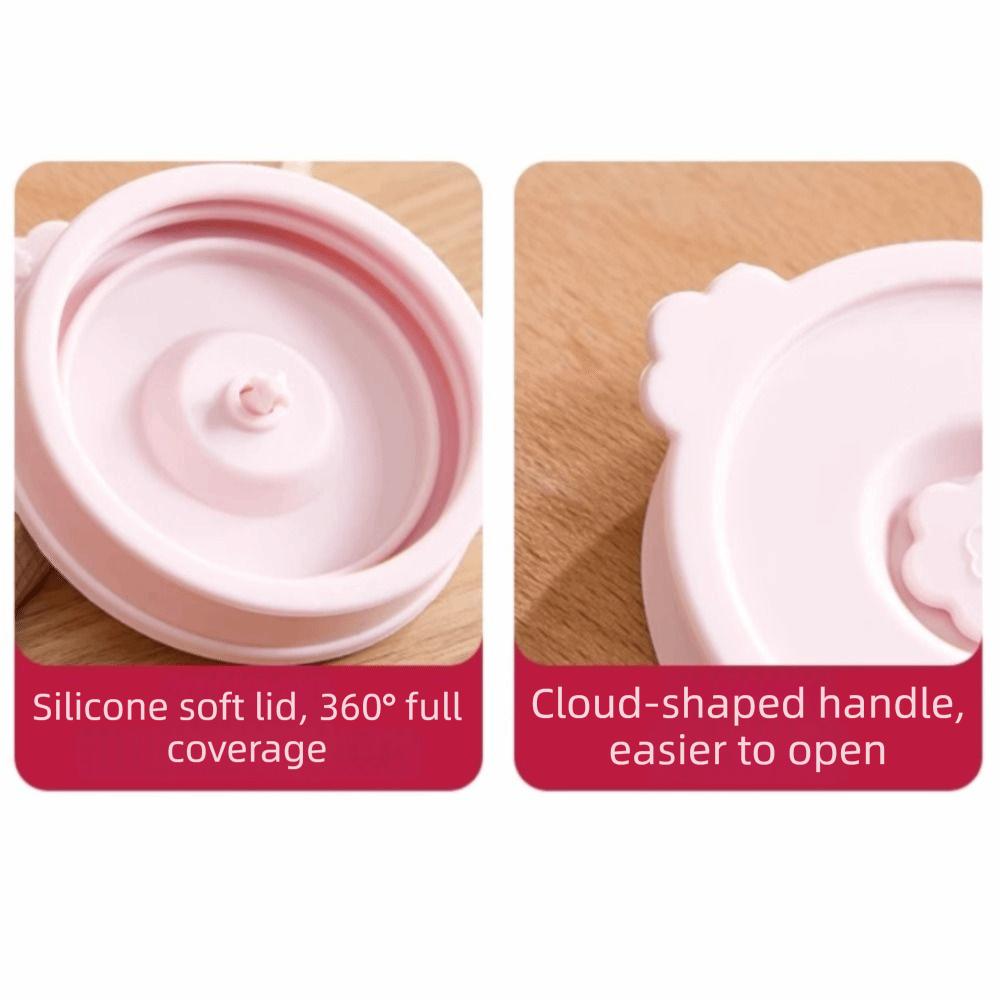 Transparent Sealed Container Silicone Sealed Lid Glass Storage Containers  Kitchen