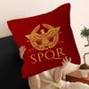 Roman S-SPQRS Office Cushion Pillowcase Car Cushion Cover45X45CM Lumbar Pillowcase Sofa Pillowcover