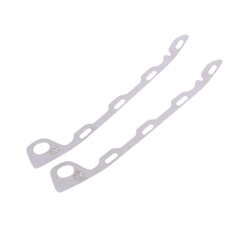 

Twin Pack of Reinforced Stainless Steel Brackets for Nissan Almera Front Bumper 2011-2020, Metal Plate Buckle Repair Kit