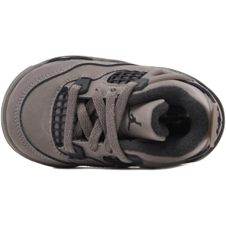 Air Jordan 4 Retro TD Cave Stone Zapatillas de Bebé Marrón Negro Partícula Lunar IB4387-200