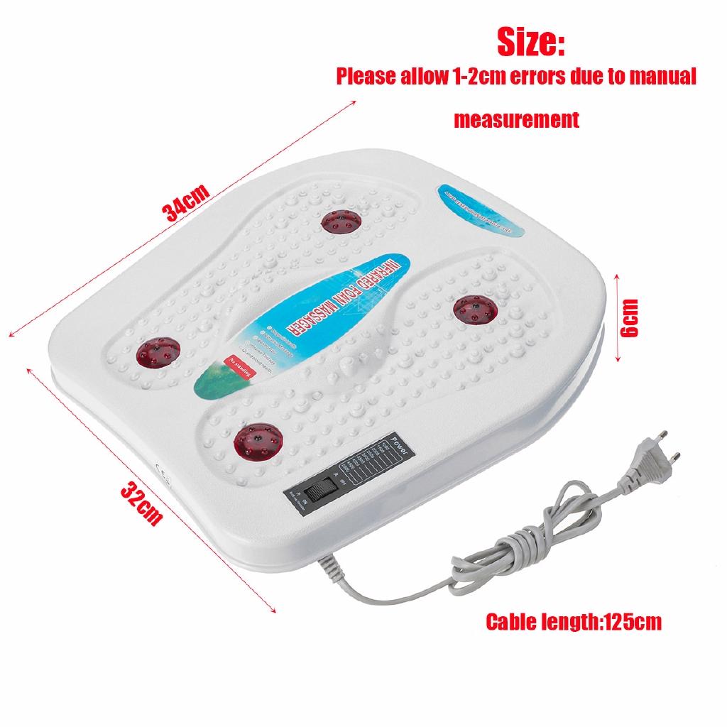 3W 220V Vibrator Relaxation Infrared Acupuncture Heat Therapy Relaxing Fatigue Kneading Massager Electric Foot Massager Machine