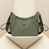 Zipper Closure Shoulder Bag Ultra-light Tote Bag Versatile Women Crossbody Bags  Casual Wear