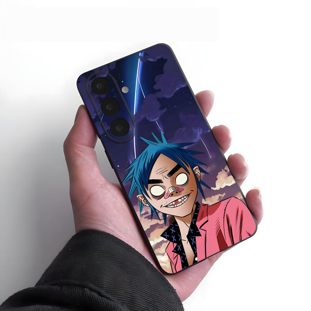 Gorillaz Band Anime Phone Case For Samsung S26 S25 Plus S20 S20 Plus S22 Ultra S23 FE S21 Plus S21 Ultra Soft Cover