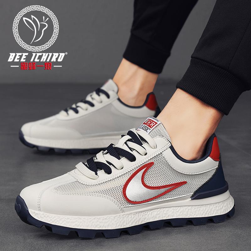 Hollow men's shoes summer light breathable casual sports shoes versatile mesh running tide shoes