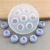 1Pc 3D Blueberry Mousse Cake Mold Blueberry Raspberry Fruit Shaped Dessert Mold Silicone Baking Mold for Chocolate Pudding Decor
