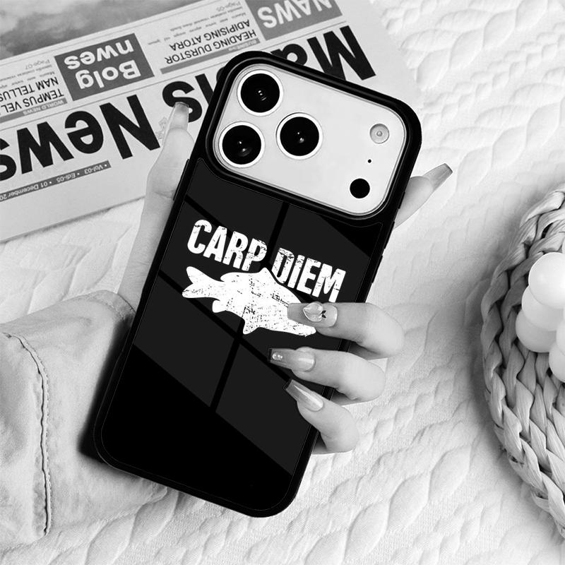CARP FISHING FISH Printed Phone Case For IPhone 17 16e 15 14 13 12 11 Pro Max Air Mini Soft Protective Cover