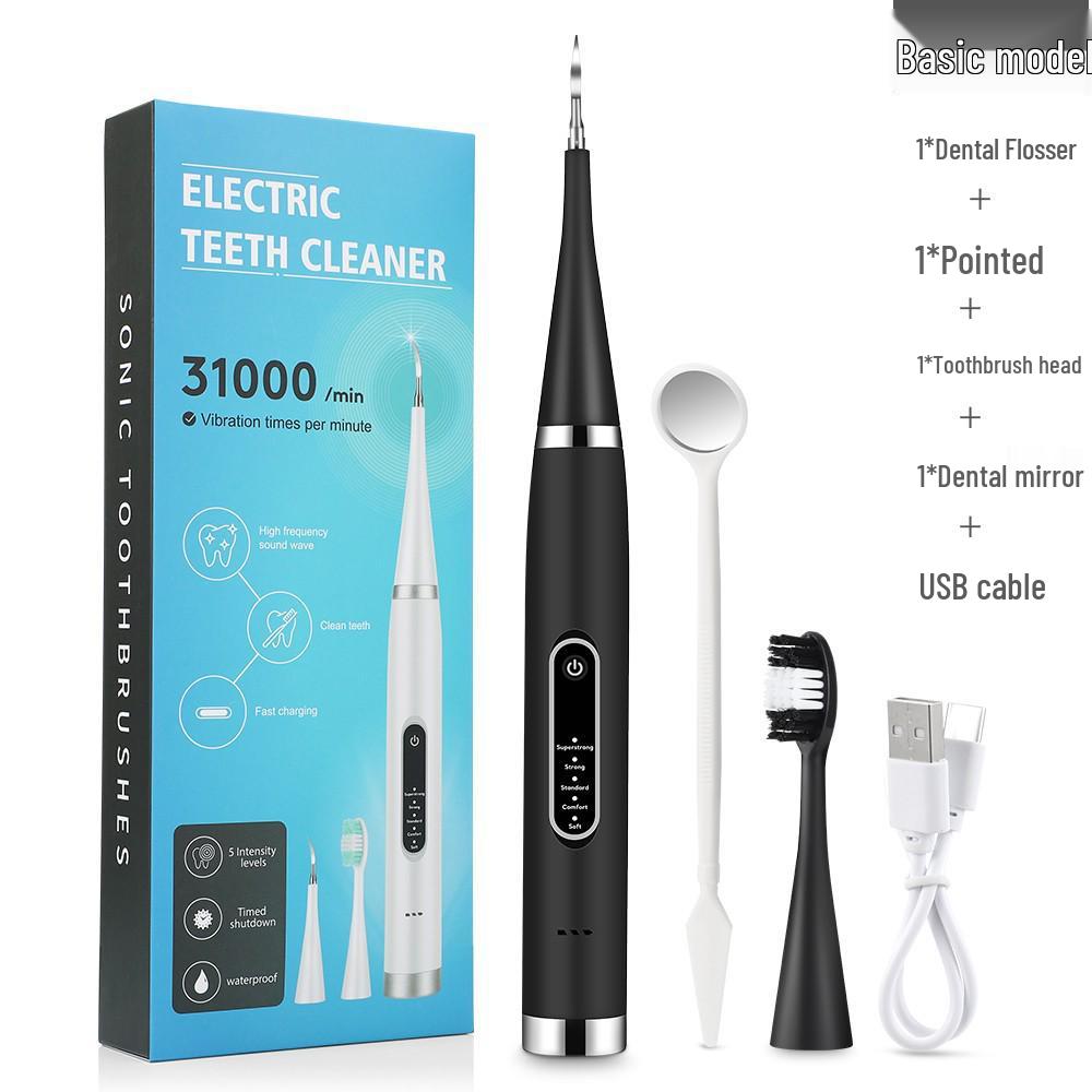 

Cross-Border Electric Toothbrush Set: Home Teeth Whitening & Tartar Removal Device English Neutral