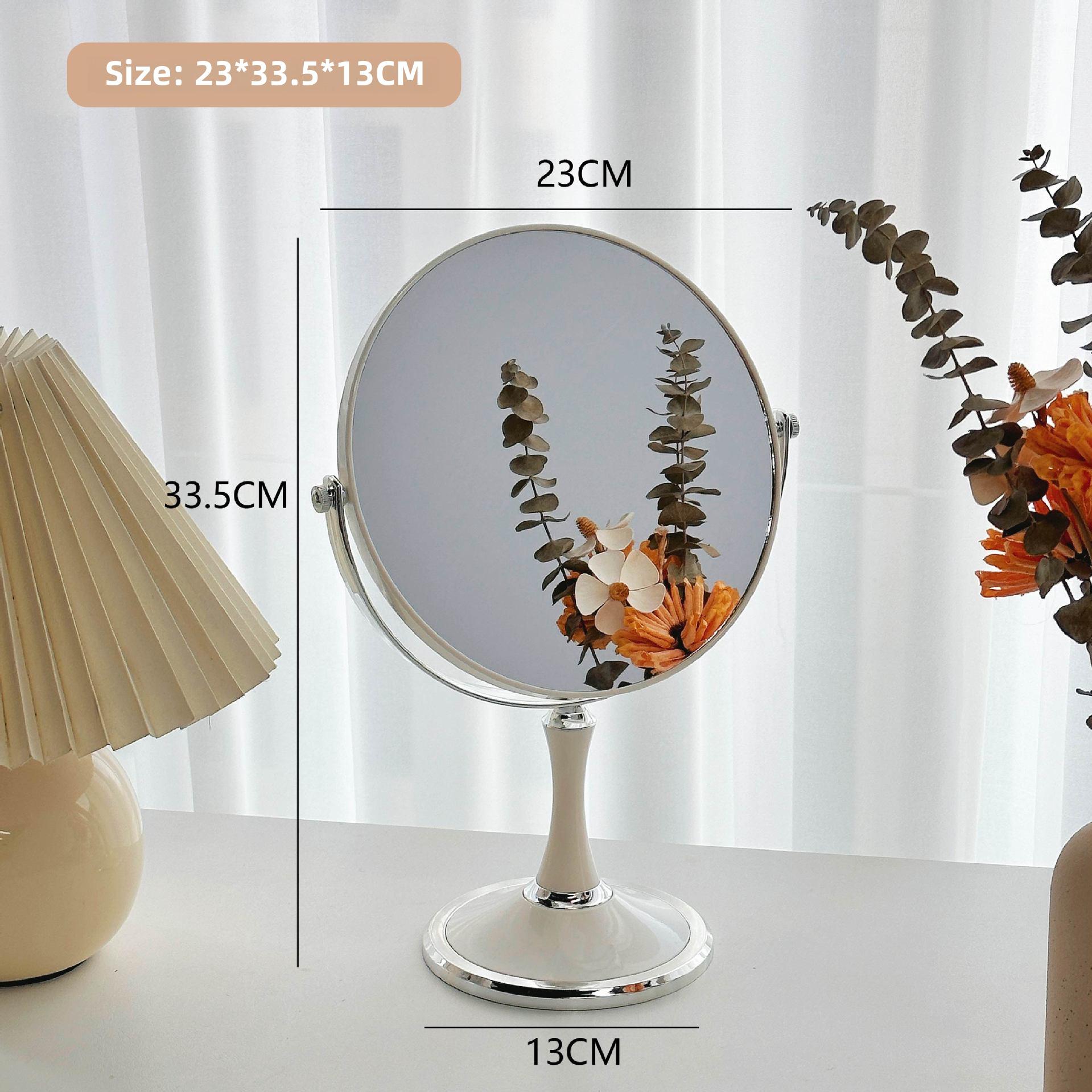 

Вращающееся на 360° двухстороннее европейское зеркало для макияжа с 3-кратным увеличением