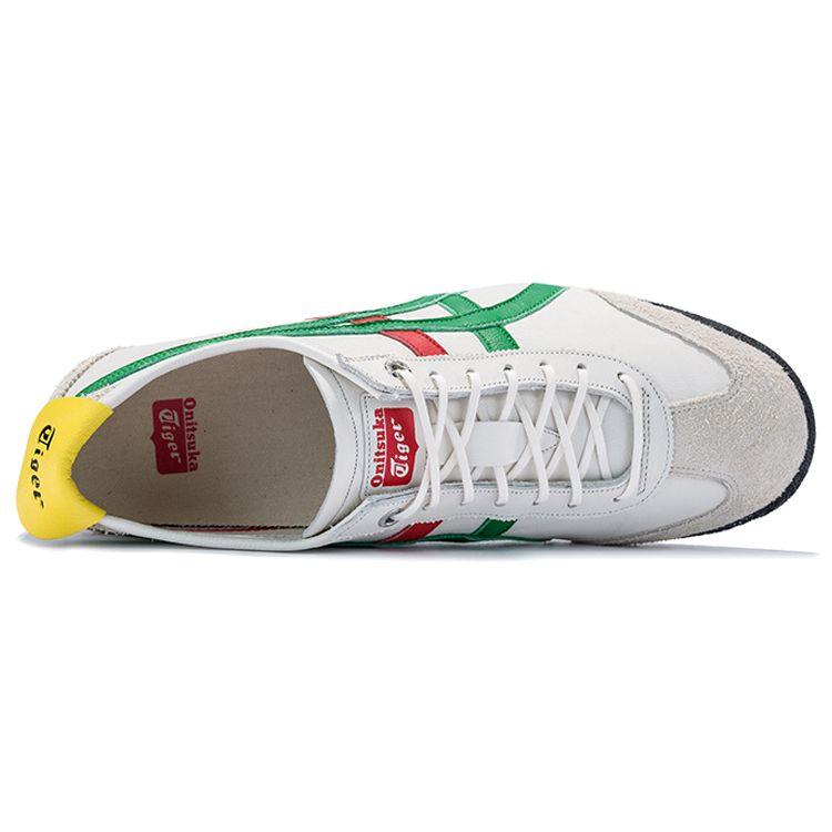 Onitsuka Tiger Mexico 66 Sd Leather Sports Shoes Lightweight Breathable Low Top Casual Shoes Unisex sneaker Off-White 1183A036-100