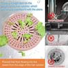 Hair Filter Silicone Hair Catcher Shower Drain Easy Clean Round Sink Drain Strainer Anti Clogging Sink Drain Kitchen Tool
