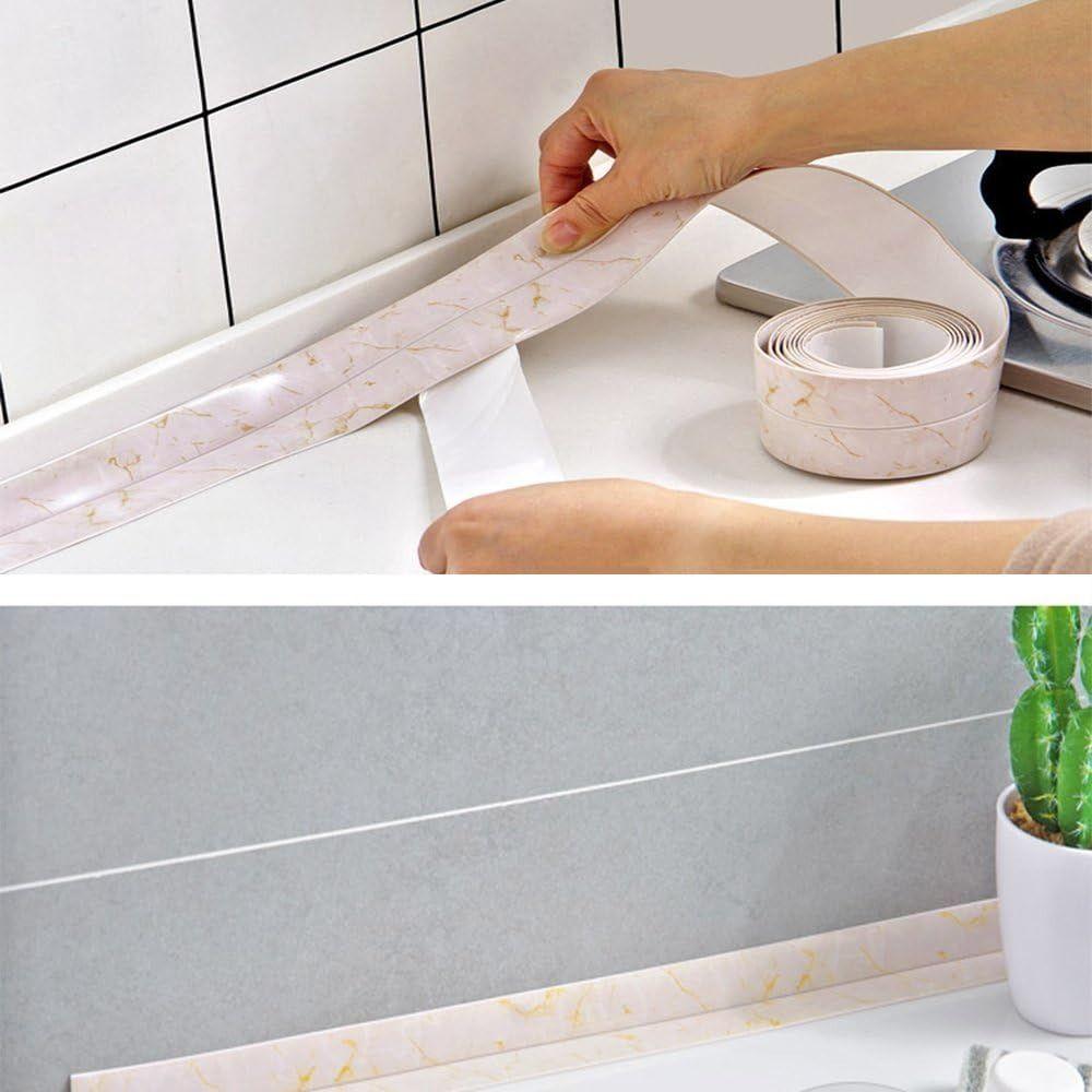 Sealer Wall Sealing Tape Caulk Tape Self Adhesive Caulk Strip Bath & Kitchen Caulking Sealing Tape