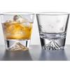Batone Mt. Fuji Glass 270ml Sakura Kiriko Rock Glass, Couple's Set, Luxury Artisan-Handcrafted, In P