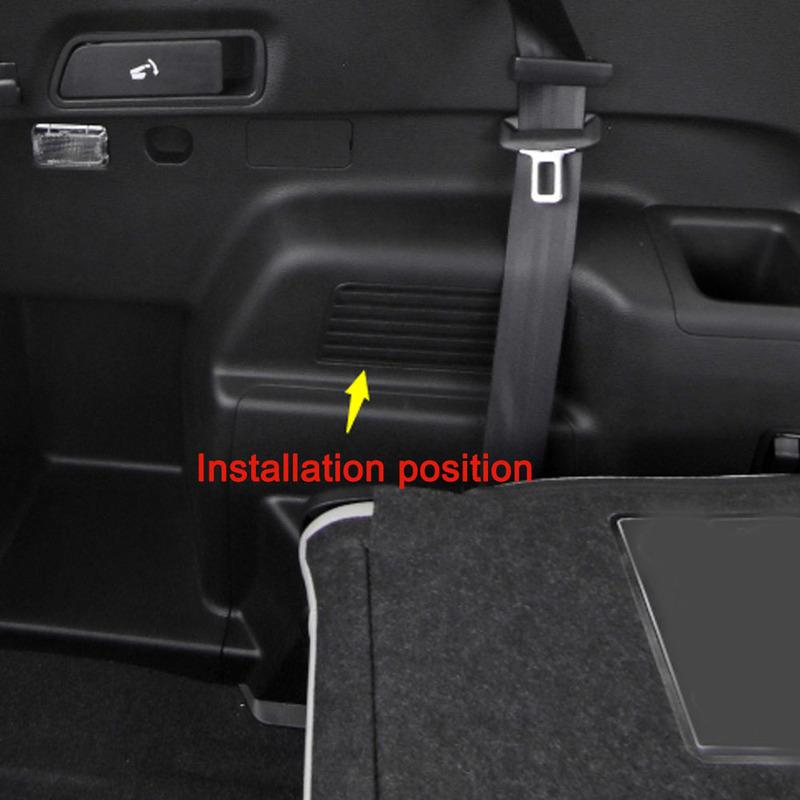 Car Rear Tail Cargo Trunk Speaker Horn Trim for Mitsubishi Outlander   2024+ Cover Sound Interior Accessories Stickers