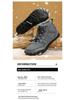 Winter Waterproof High-Top Snow Boots - Unisex Fleece-Lined Cold-Proof Sports Shoes