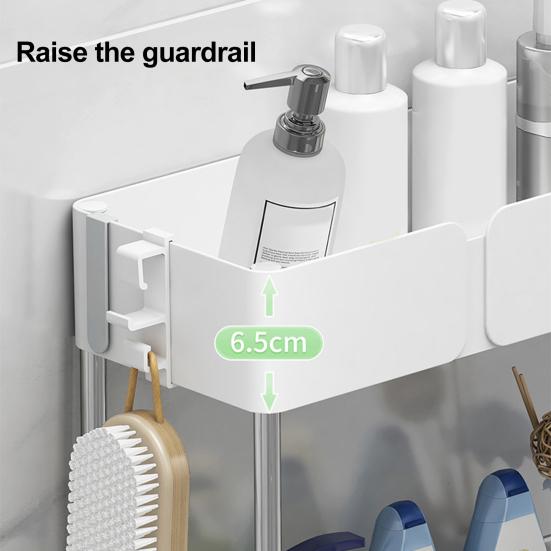 Storage Rack Toilet Tank Organizer Large Capacity Strong Load-bearing Waterproof