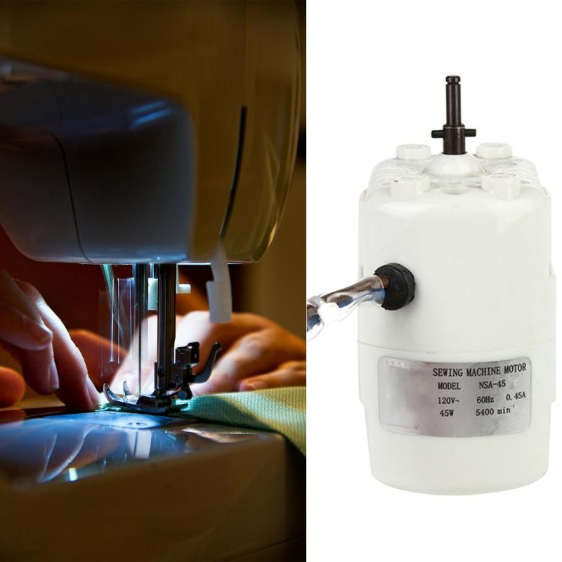 120V 5400RPM Electric Sewing Machine Motor Replacement 45W Sewing Motor Easy Installation Sewing Machine Accessories