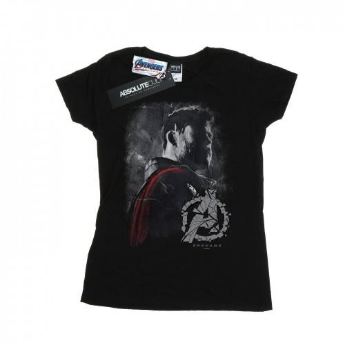 

Marvel Womens/Ladies Avengers Endgame Thor Brushed Cotton T-Shirt XXL білий