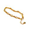 Gold-Plated Brass Heart Bracelet - Women's Electroplated Imitation Gold Jewelry