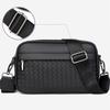 Women'S Shoulder Small Square Bag, Outdoor Messenger Bag, Sports Storage Bag, Business High-End Woven Pattern Mobile Phone Bag.