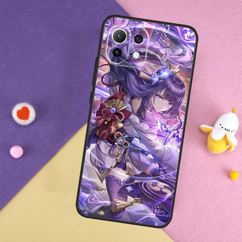 

Raiden Shogun Genshin Impact Case For Xiaomi 15 Ultra 13 14 14T 11T 12T 13T Pro POCO X7 Pro X3 X5 X6 F5 F6 M6 Pro Cover POCO X5 Pro