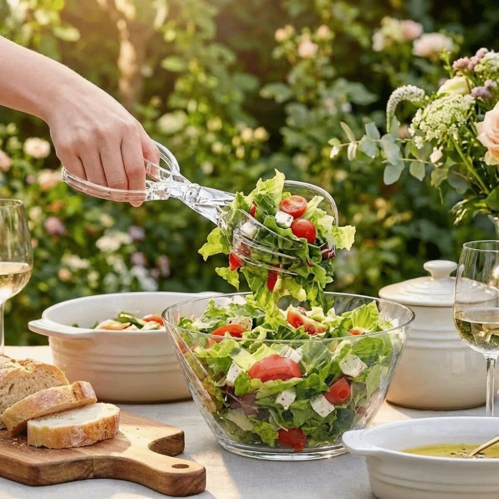 Plastic Salad Tongs Food-Grade Kitchen Clamp Multi-Purpose Food Clip  Wedding Feast