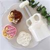 Ice Skin Pastries Mold Hand Pressed Mooncakes Mold Festival Bean Pastes Cake Molds Dessert ABS Moulds for Cooking Lover
