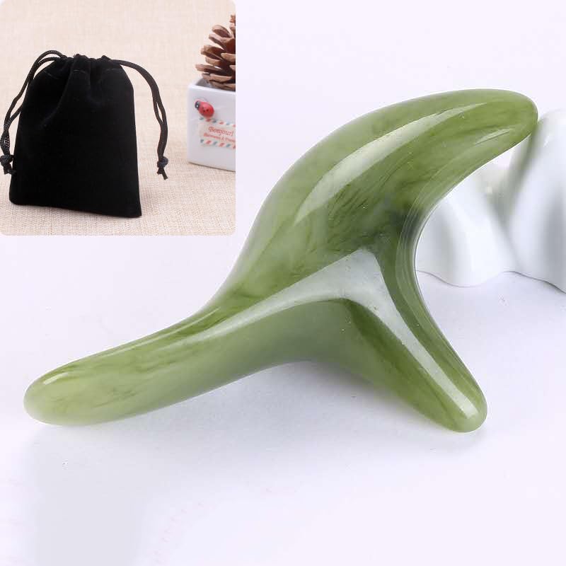 Samcos Acupressure Triangle Sparrow Gua for the Whole Wrinkle Improves Blood Includes Flock Bag Massager, Device, Sha, Body, Relief, Circulation,