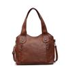 Solid Color Pu Tote Bag For Women With Large Capacity And Crossbody Style For Daily Use