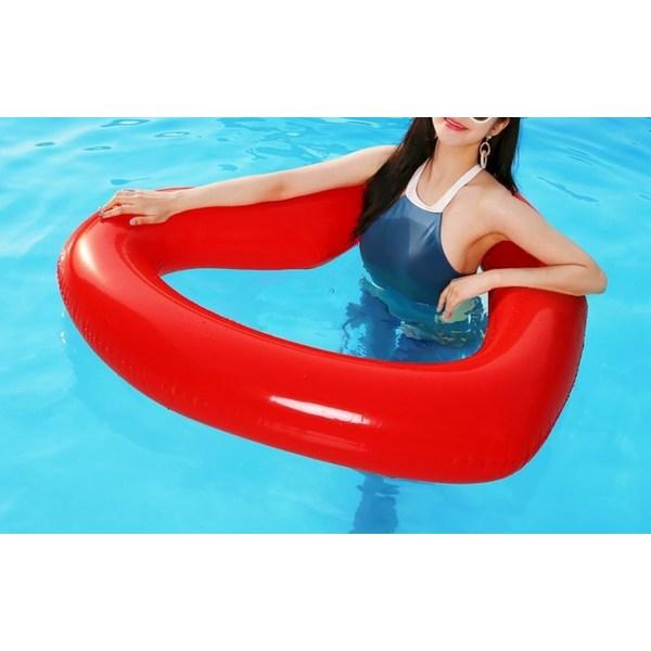 KS Mall Sunny Water Large Heart Tube 120cm, Korean Water Fun Items