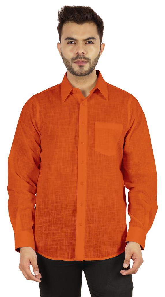 Bestman Solid Shirt For Mens Long Sleeves With Cuff Patch Pocket Shirt Cotton Office