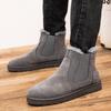 Fashion 2025 New Work Shoes Men Platform Ankle Boots Men Safety Shoes Fashion Quality With Fur Boots Outdoor Booties Zapatos De Hombre