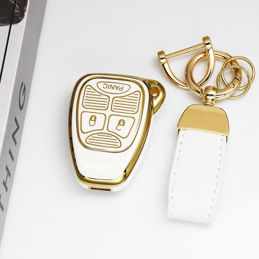 Car Key Case Cover For Jeep Chrysler 300C Avenger Sebring Chrysler 200 Aspen Dodge Charger Commander Grand Cherokee Liberty
