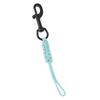 Handgewebtes Tauch-Lanyard Anti-Verlust-Band Leuchtendes Unterwasser-Sicherheitsseil Tauch-BCD-Ausrüstung mit 316 Edelstahl