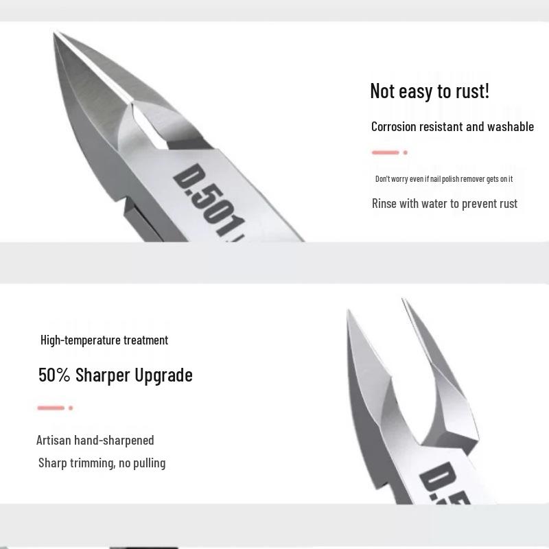 Easy Cut D.501 Stainless Steel Cuticle Nipper: Professional Nail Trimming Tool