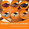 Multifunctional Pu Leather Car Armrest Box Mat with Cup Holders &Tissue Box Slot&Phone Slot