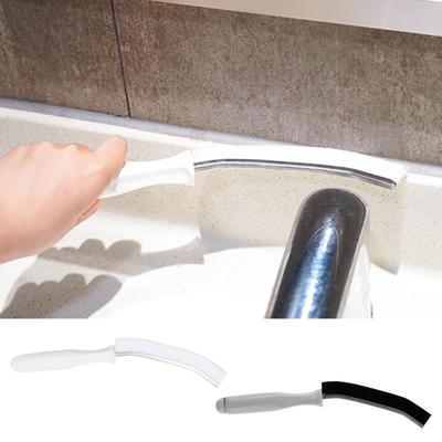 Crevice Cleaning Brush Grout Brush Long-Handled Ergonomic Angled Hard Bristle Cleaning Tool For Kitchen Shower Window Tile Floor