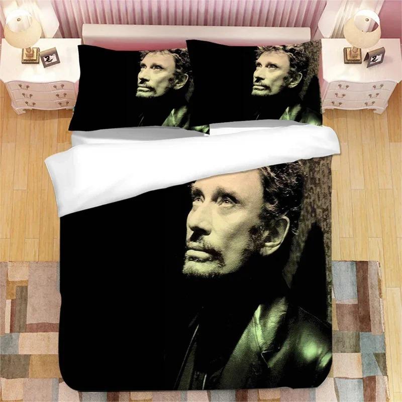 Johny Halyday Beding Set Soft Duvet Cover Bedrom Warm Comforter Covers Single Twin King Sized Dimensions Comfortable Quilt Cover Home Textile
