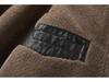 Men's Leather Jacket for Winter and Autumn - Thick Velvet Lining, Casual & Warm 