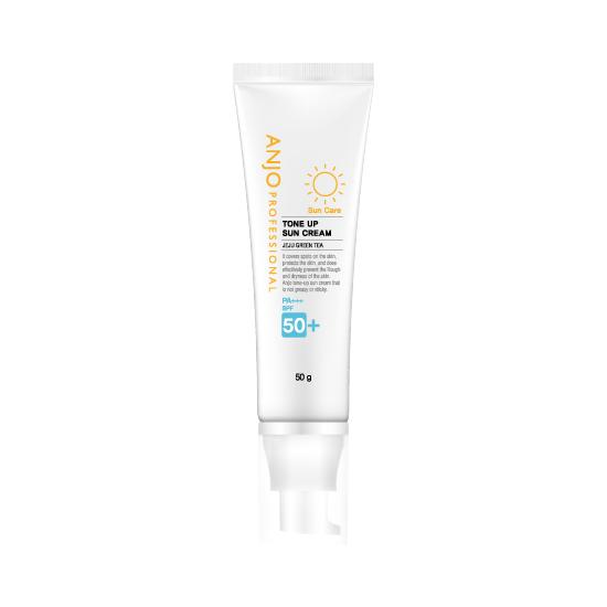 ANJO Professional Tone Up Sun Cream SPF50+ PA+++ 50g (3 Options) # 1pcs