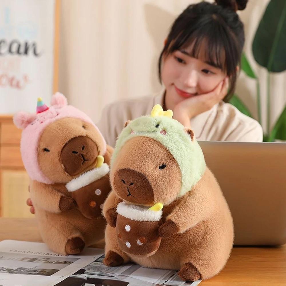 30cm Cute Ugly Cute Water Guinea Pig Plush Toy Cross-dressing DIY Guinea Pig Animal Doll For Children's Birthday Christmas Gift