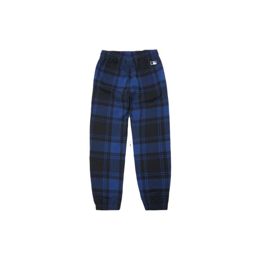 MLB Knitted Sweatpants Unisex Blue 3APT00314-07INS