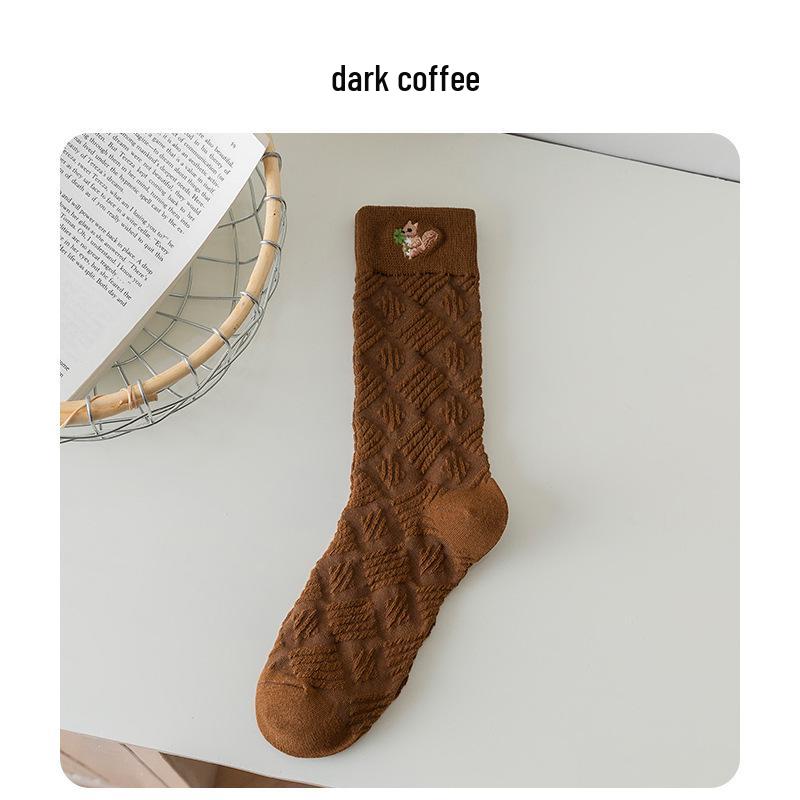 

Женские носки до колена на осень/зиму - Модные до середины икры, бесшовный хлопок One Size