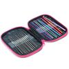 100 Pcs Crochet Hooks Set DIY 22 Crochet Set with Small Accessories for Knitting Enthusiasts BeginnersPink