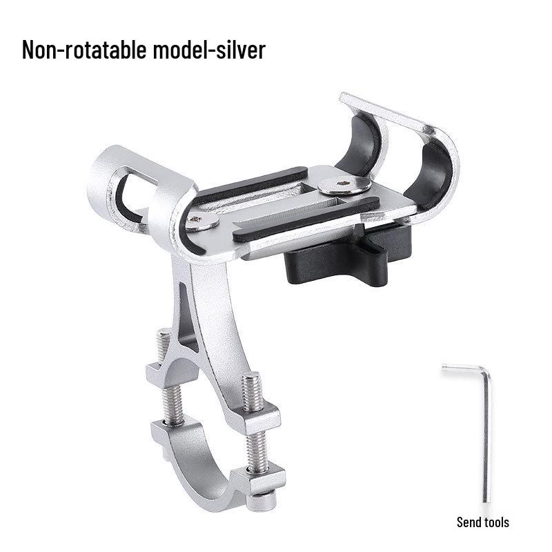 Aluminum Alloy Phone Holder for Bicycle, Motorcycle, and Electric Bike Navigation