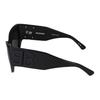 Balenciaga Logo Acetate Irregular Frame Sunglasses Women Sunglasses Black BB0322S001
