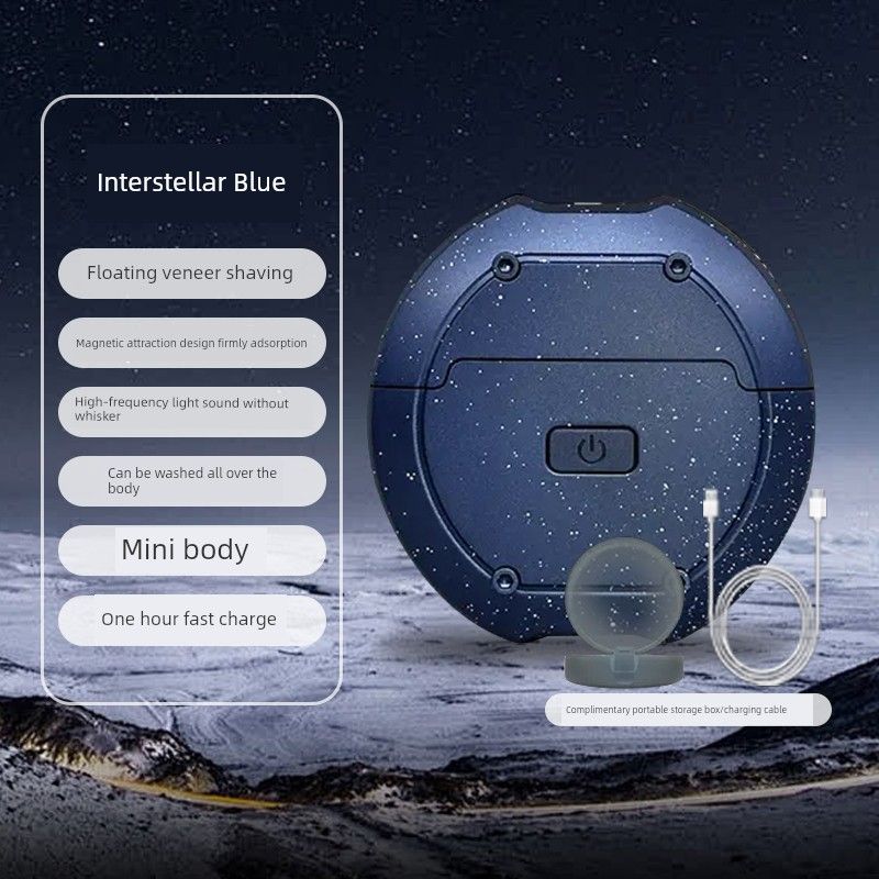 Gift Portable Men Fully Washable Electric Shaver