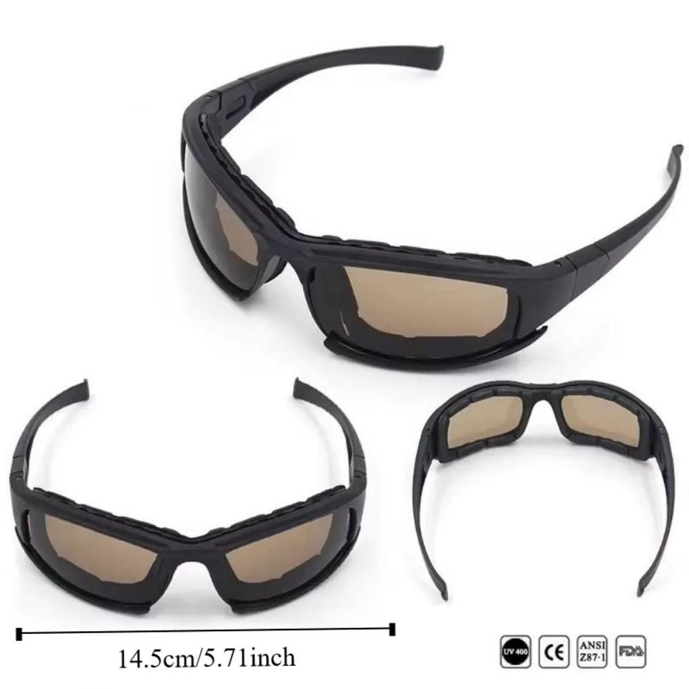 UV Sandproof Cycling Sunglasses Full Frame Windproof Glasses Outdoor Sport Goggle  Cycling